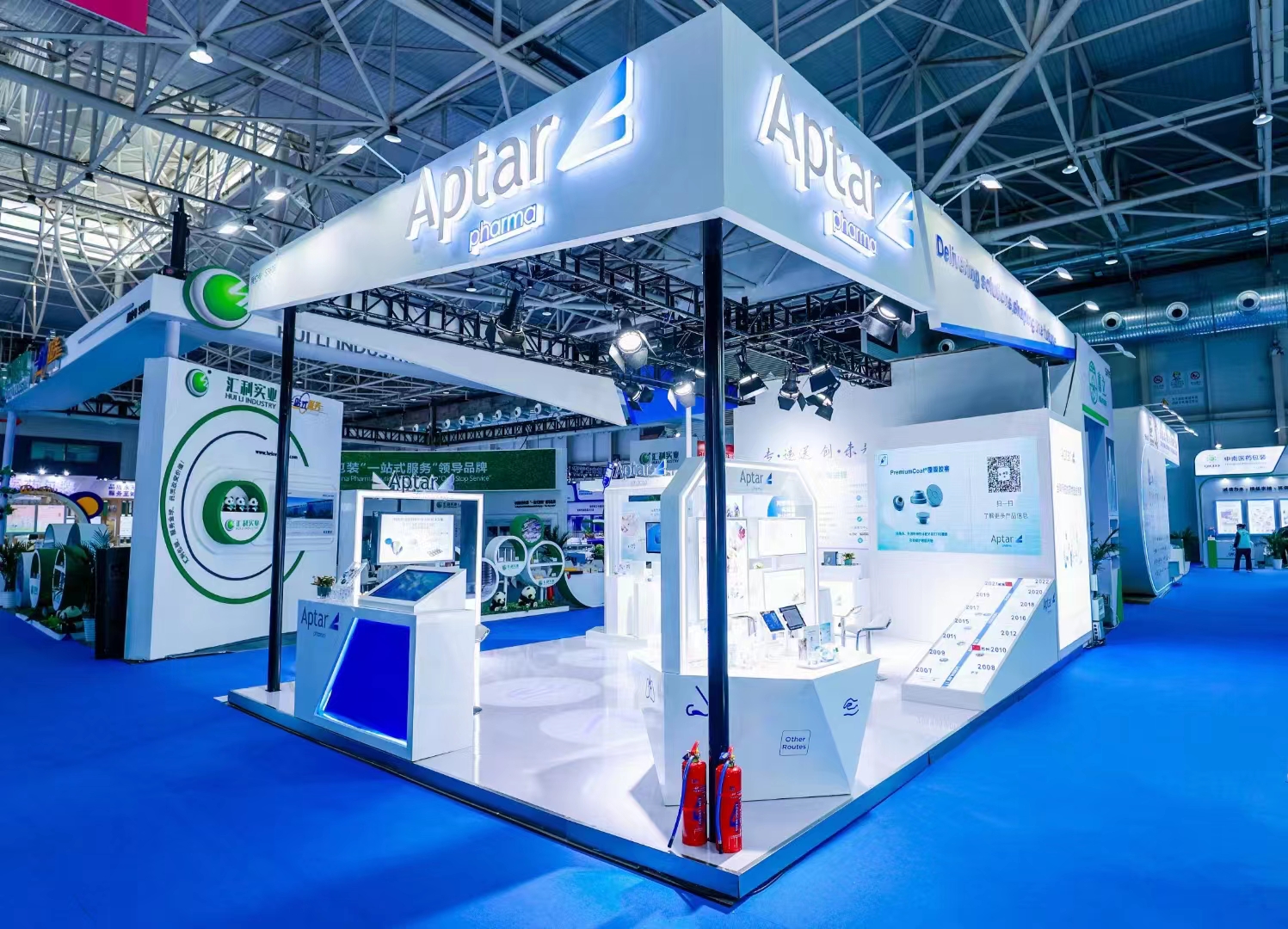 2023年阿普塔展臺搭建現場圖片