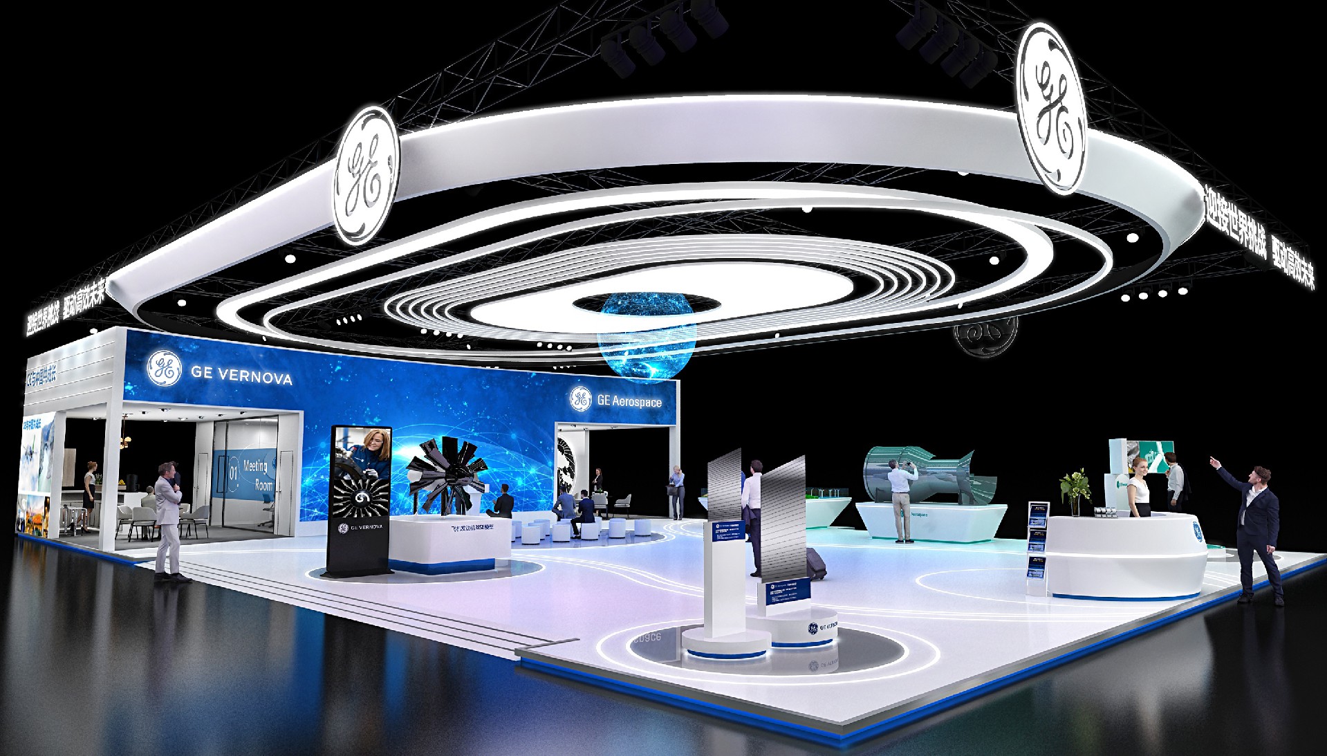 通用電氣-進(jìn)博會(huì)展臺(tái)設(shè)計(jì)